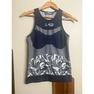 Adidas Navy and Gray Tank Top